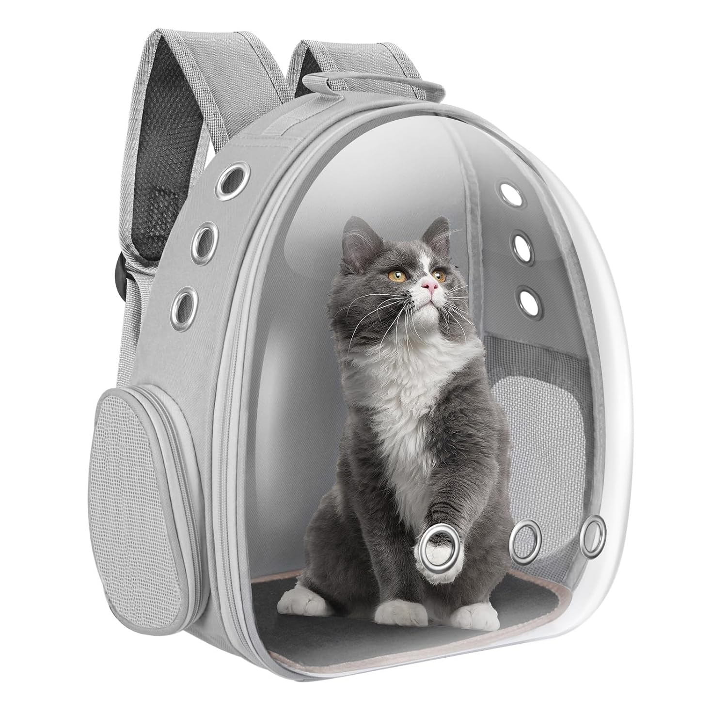 Astronaut Transparent Pet Carrier Backpack, Travel, Hiking, Breathable, Ventilated, Airline-Approved, Sturdy Pad for Puppies Astronaut Transparent Pet Carrier Backpack, Travel, Hiking, Breathable, Ventilated, Airline-Approved, Sturdy Pad for Puppies