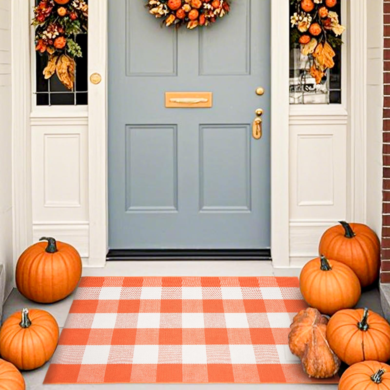 Christmas Plaid Rug - 27.5 x 43 Inches -15