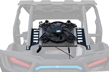 SuperATV Radiator Relocation Kit for Polaris RZR XP 1000 / XP 4 1000 2014+ - Relocates Radiator Behind the Cab Does Not Include Radiator