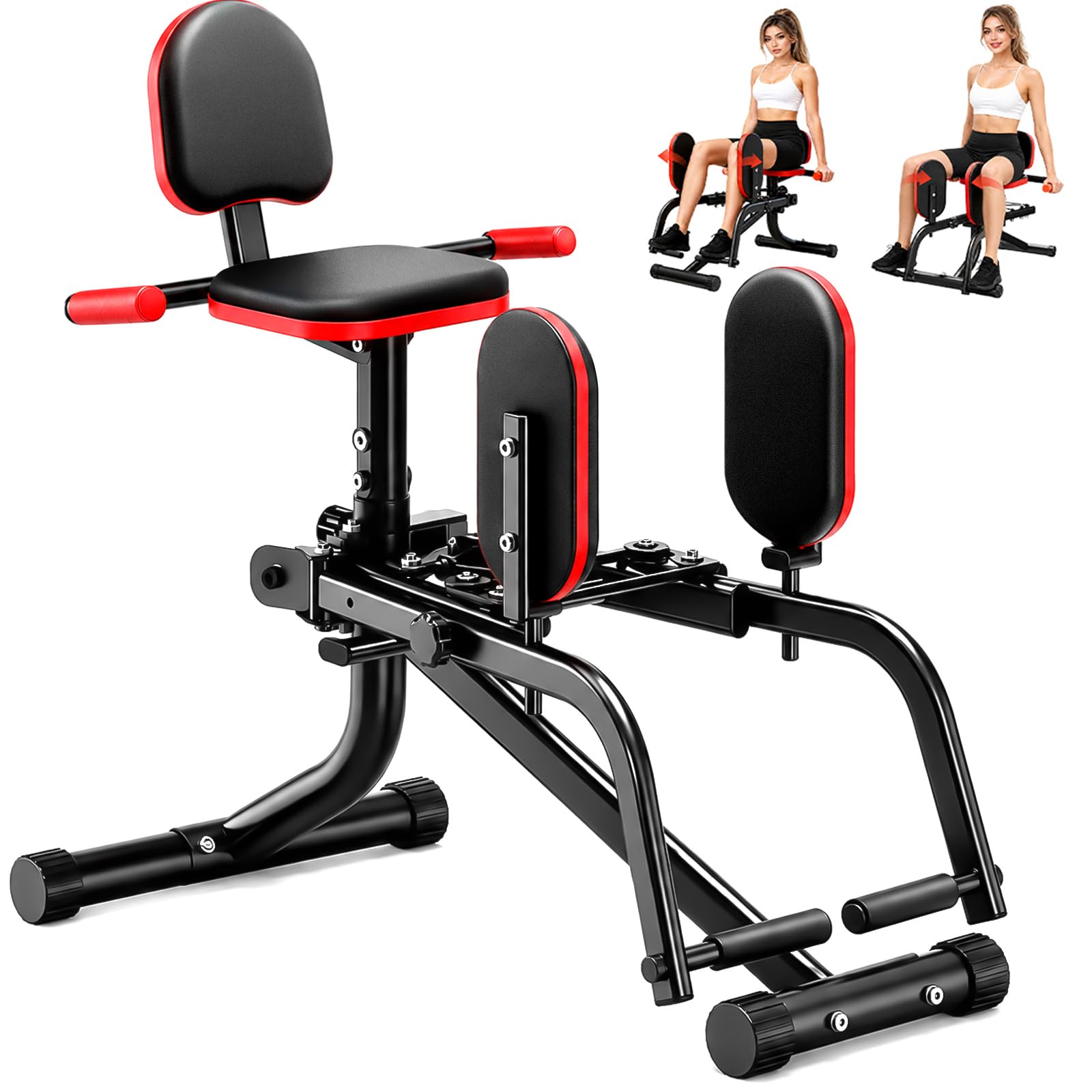 2-in-1 Hip Abductor & Adductor Machine for Home Gym