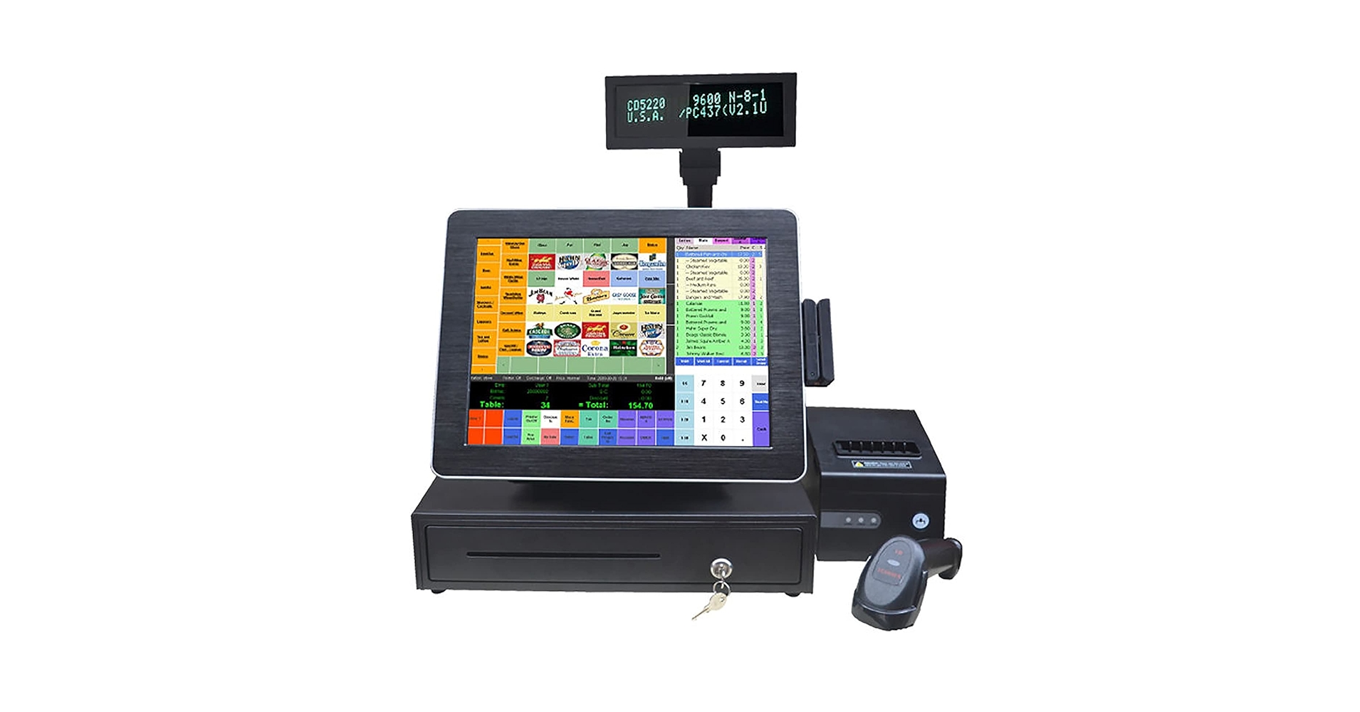 Amazon.co.jp: POS システム キャッシュ レジスター、キャッシュ