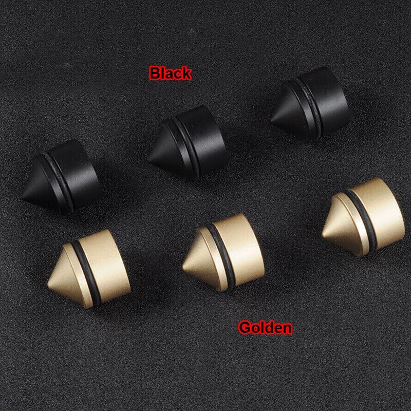 4pcs 33mm Aluminium Alloy Speaker Spike Pad Shockproof Stand Isolation Feet Base
