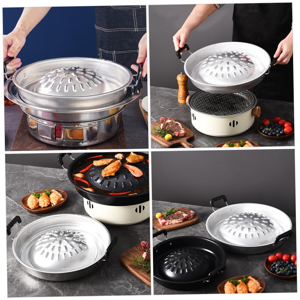 Suministros Para Barbacoa Parrilla De Alimentos Para Barbacoa Para Camping Asador Asa