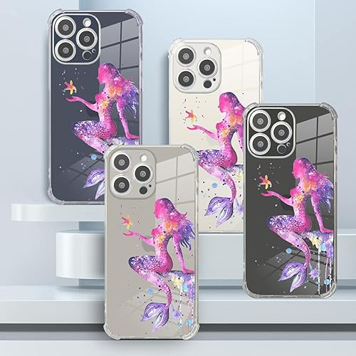 Vista 226 de Roemary Buffertech - Funda protectora para iPhone 13 Pro Max con diseño Golden Retriever, diseño de arcoíris con protector de pantalla