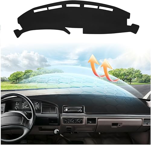 Miniatura 44 de CARTIST Cubierta de Tablero de Ajuste Personalizado para Chevy Chevrolet Silverado/GMC Sierra 1500 2014-2018, Silverado/GMC Sierra 2500HD 3500HD