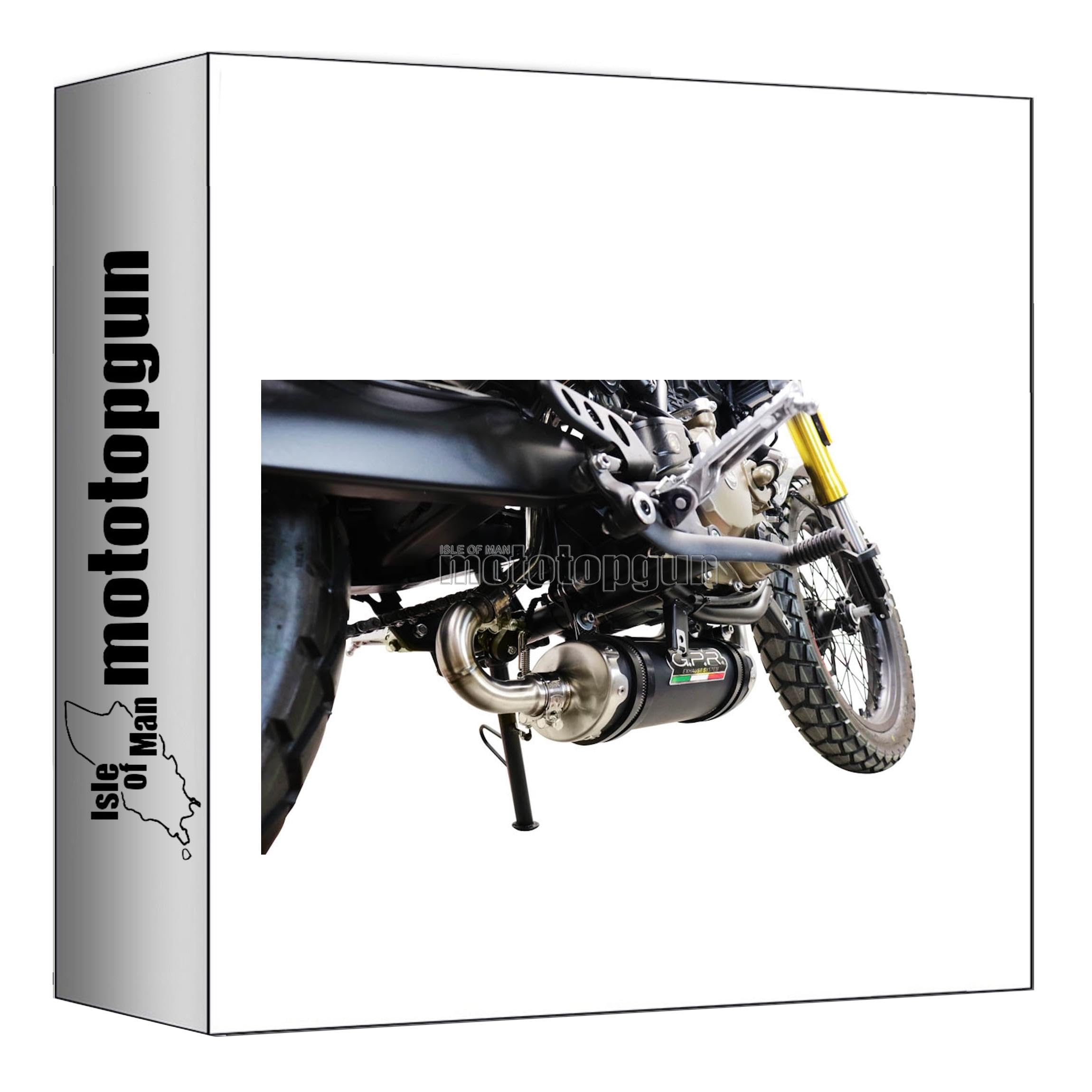 colector gpr open acero, md.8.dec.race compatible con f.b. mondial hps 125 2021 2022 2023 mototopgun