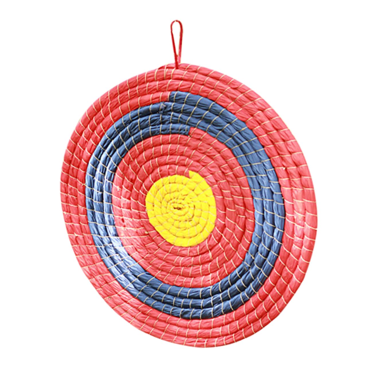 SUPVOX 1Pc Outdoor Straw Braid Archery Target Portable Practice Tool for Bows Color Full Bullseye for Easy Scoring for Outdoor Sports