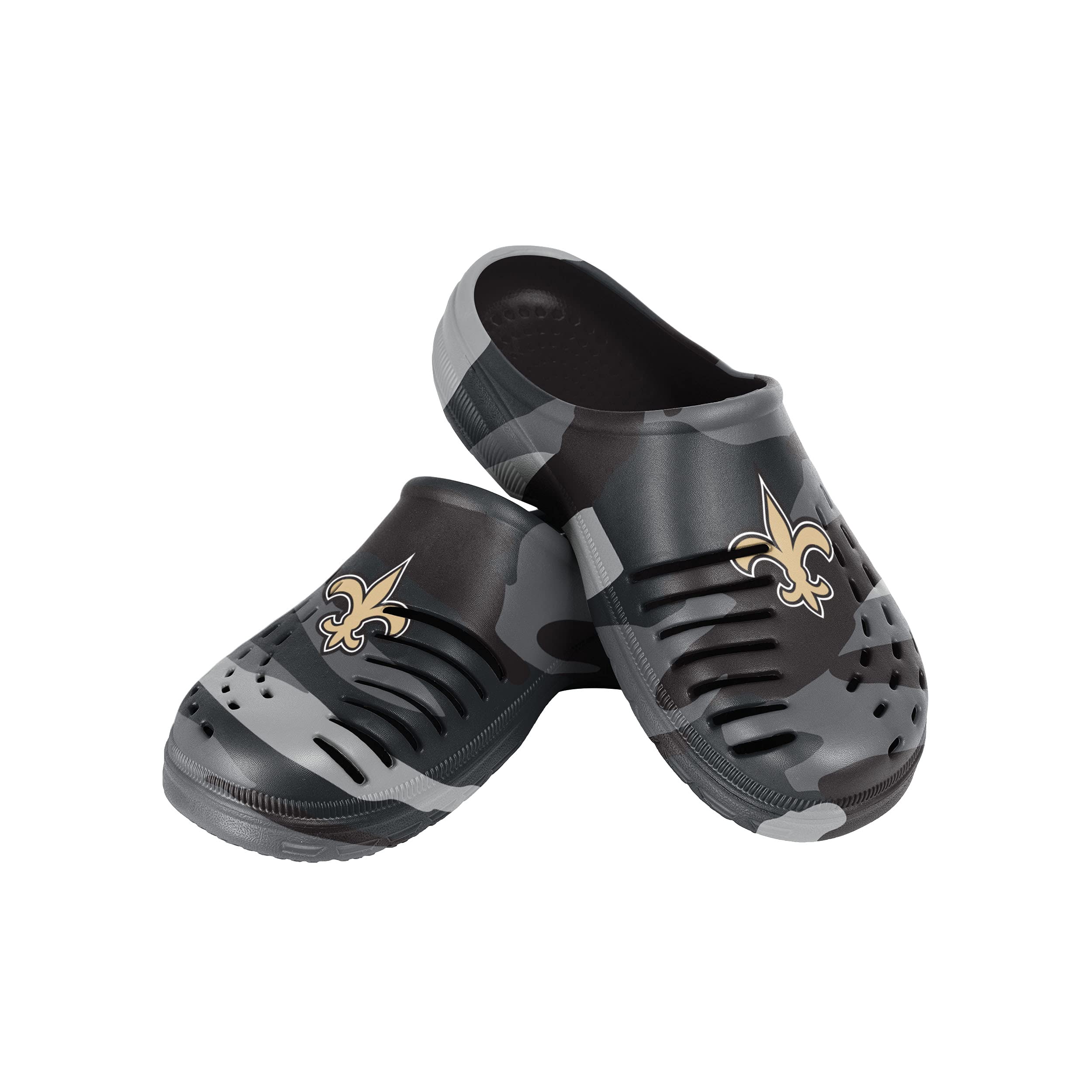 FOCO Men's NFL Team Logo Garden Water Sandals Shoes Slipper Clogs, Tonal Camo, 11-12 — image 1