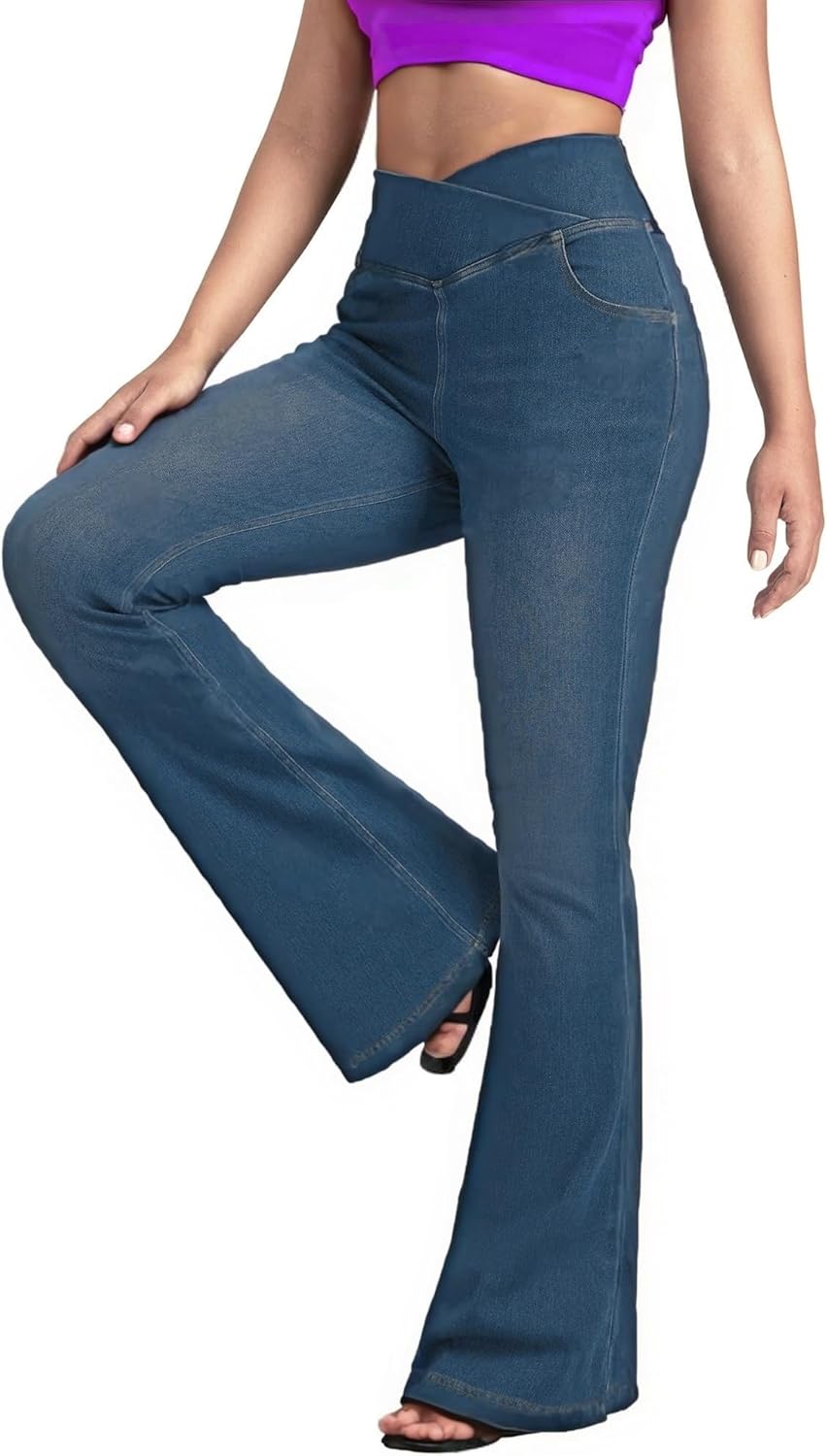 BlueRose Flare Jean Leggings for Women
