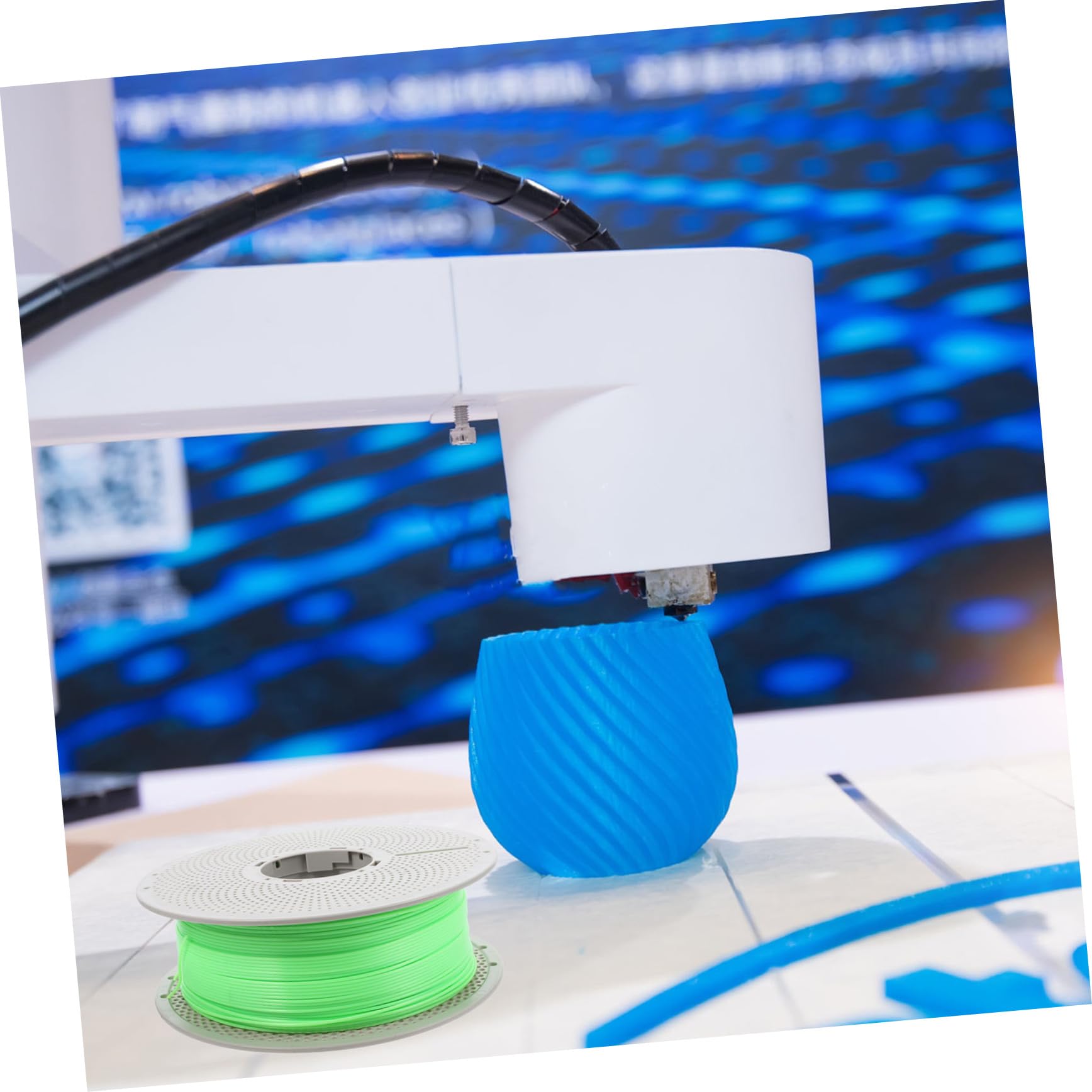 SOLUSTRE Filamento de Impresión 3d Luminoso en Color Verde, Versátil para Proyectos Creativos
