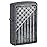 Zippo Stars and Stripes Design Iron Stone Pocket Lighter