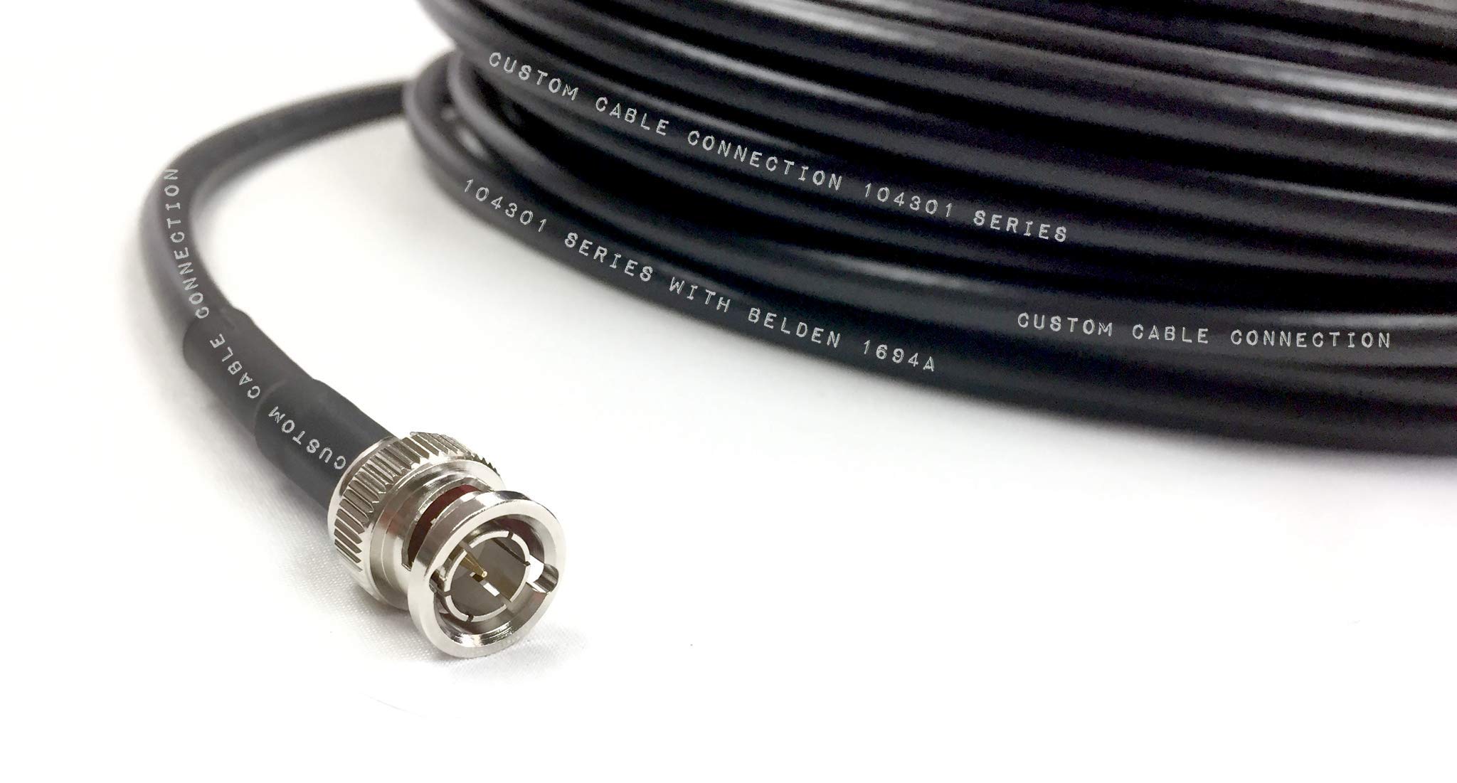 Amazon | 1 ft Belden 1694 A hd-sdi rg6 BNCケーブルbyカスタム