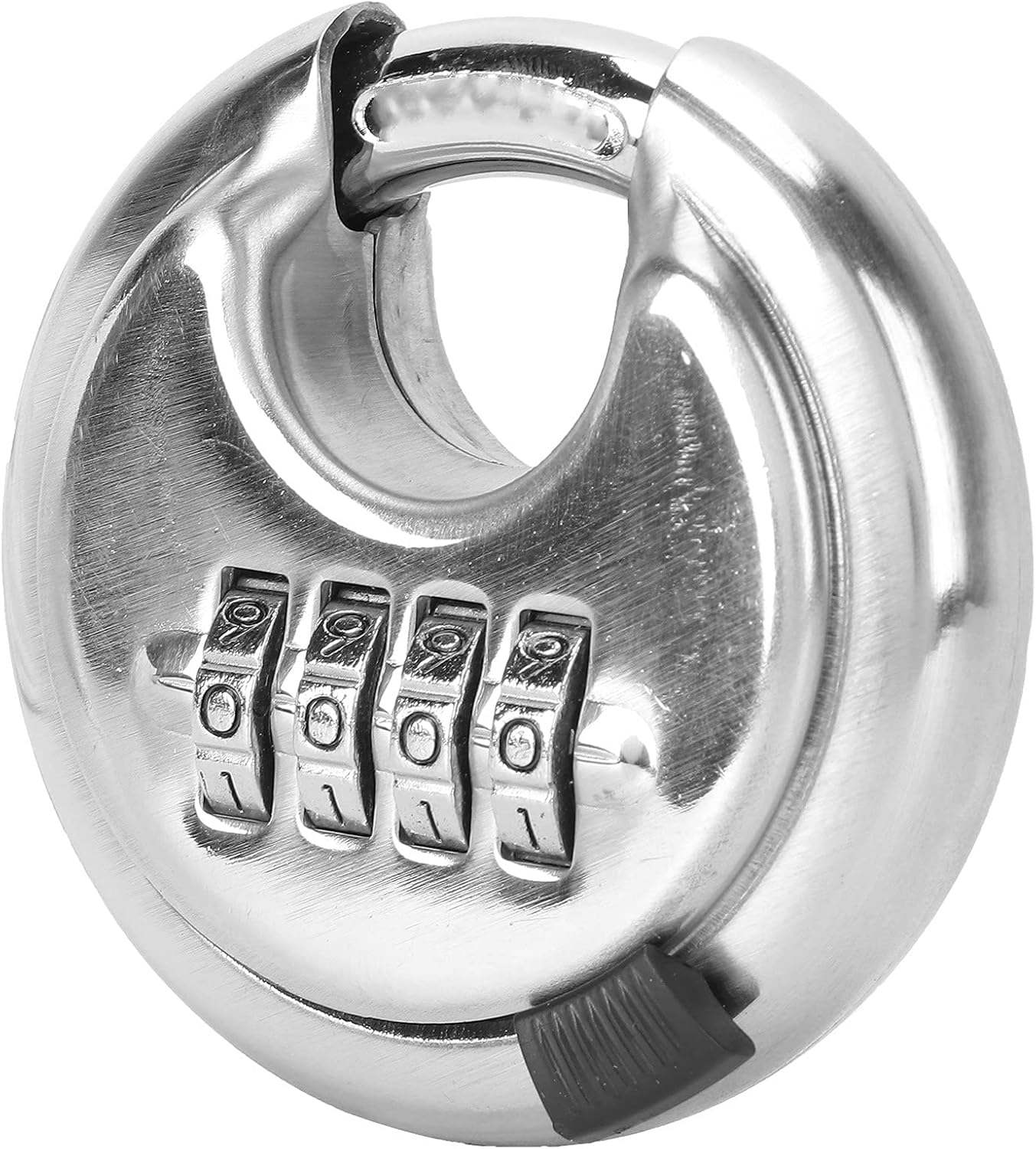 Combination Disc Padlock Durable Steel Shackle Lock for Trailer Garage Sheds Storage Unit