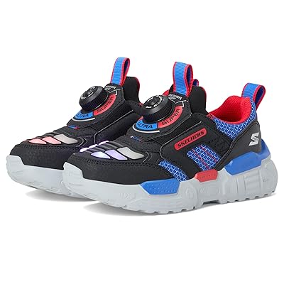 SKECHERS KIDS Turbo Fuse Selectrons 400170L (Little Kid/Big Kid) Boys Shoes Black/Red/Blue
