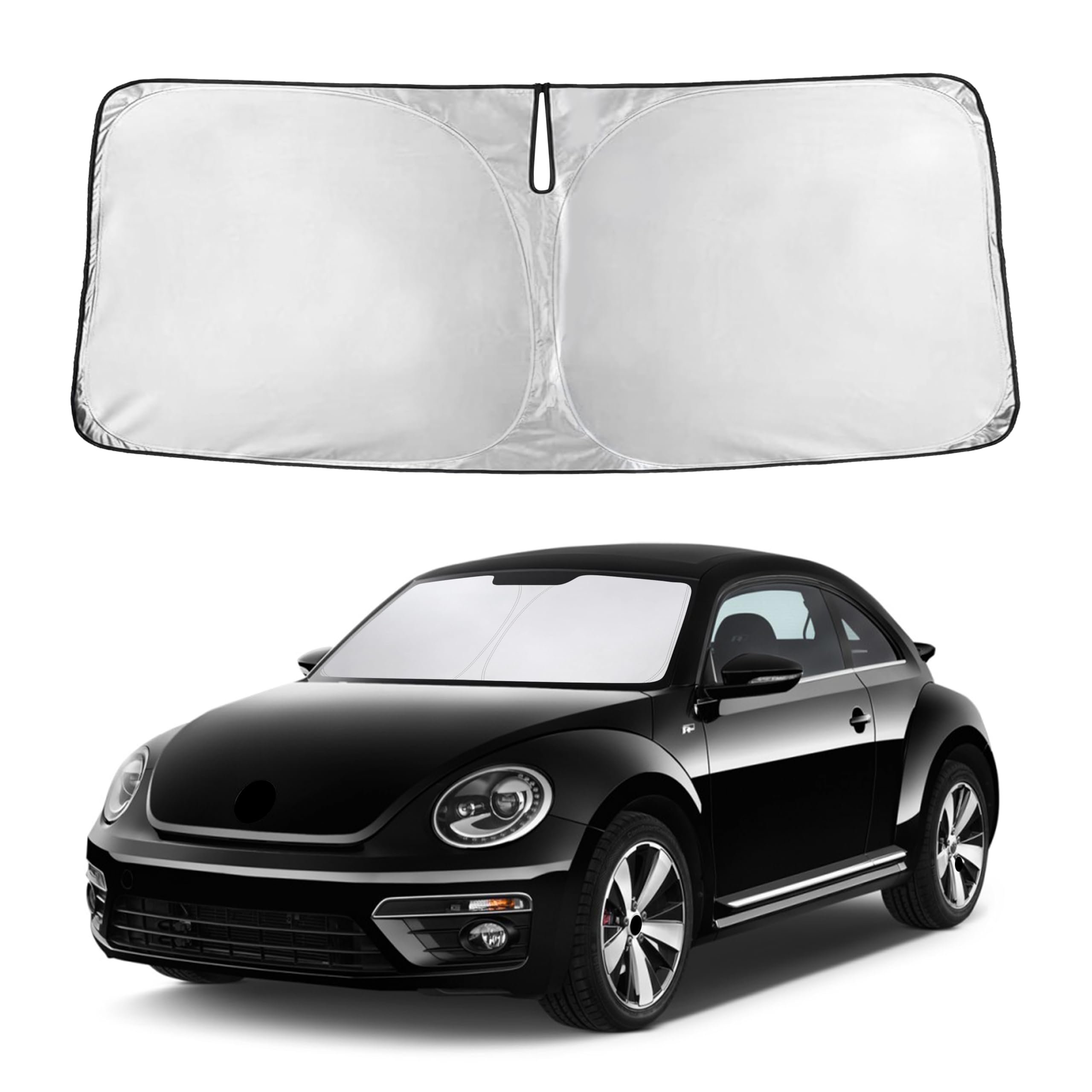 EcoNour Windshield Sunshade Compatible for Volkswagen VW Beetle 2012-2019