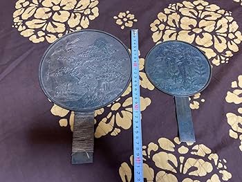 古鏡三点セット 和鏡 古銅鏡 円鏡 銅鏡 天下一藤原光政　光長　LB 古鏡三点セット 和鏡 古銅鏡 鏡 銅鏡 天下一藤原光政 光