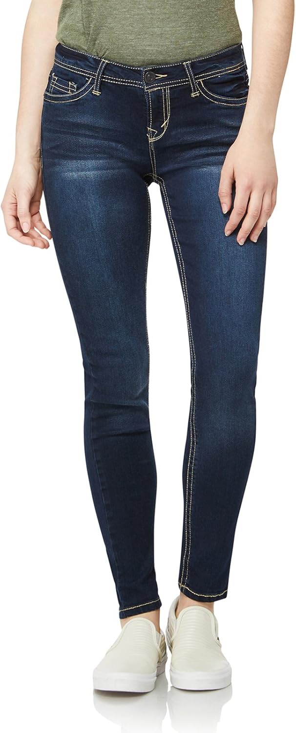 WallFlower Women's Juniors Instasoft Irresistible High-Rise Stretch Jegging Jeans (Standard and Plus)
