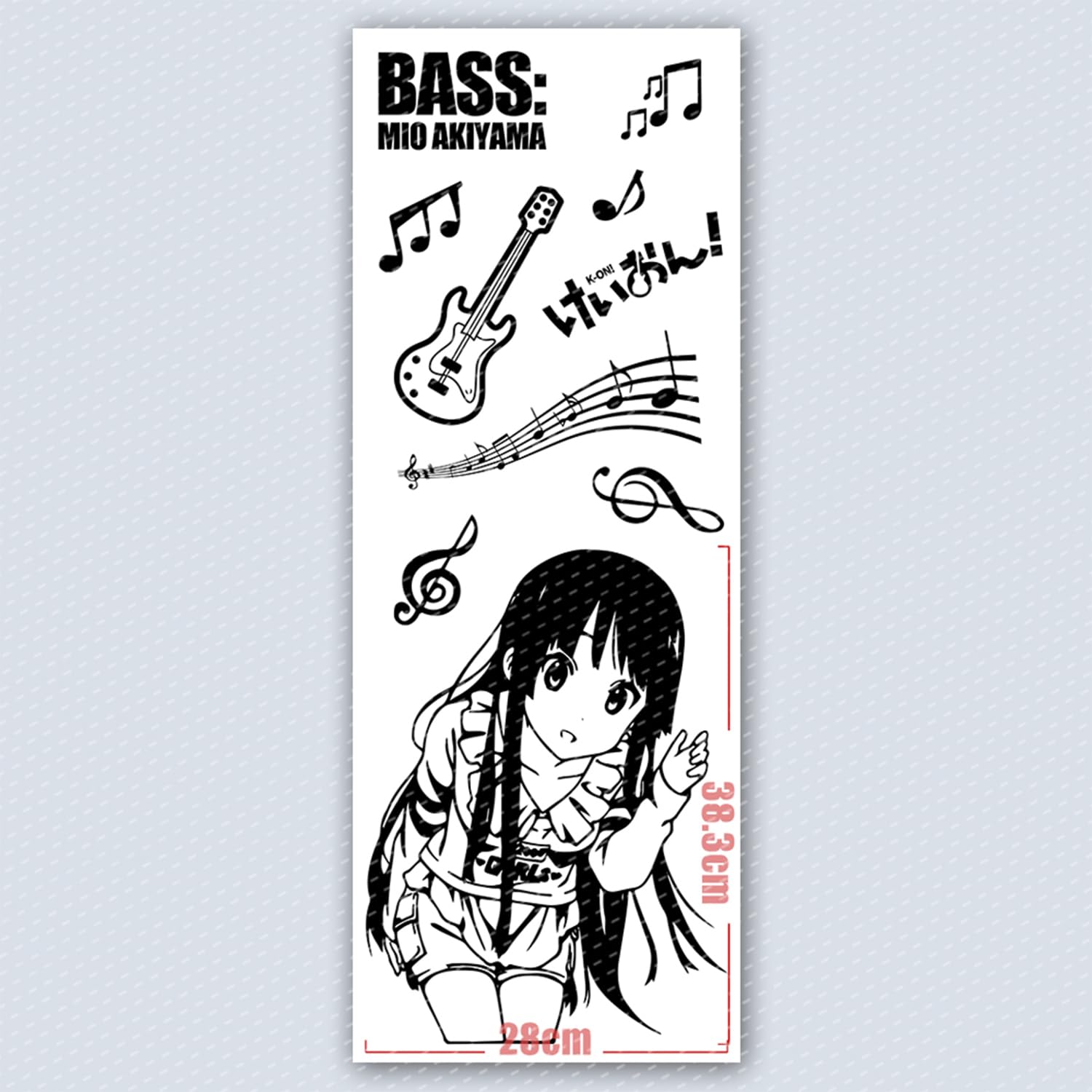 Amazon.co.jp: けいおん ステッカー シール 防水ステッカー 高精細画像