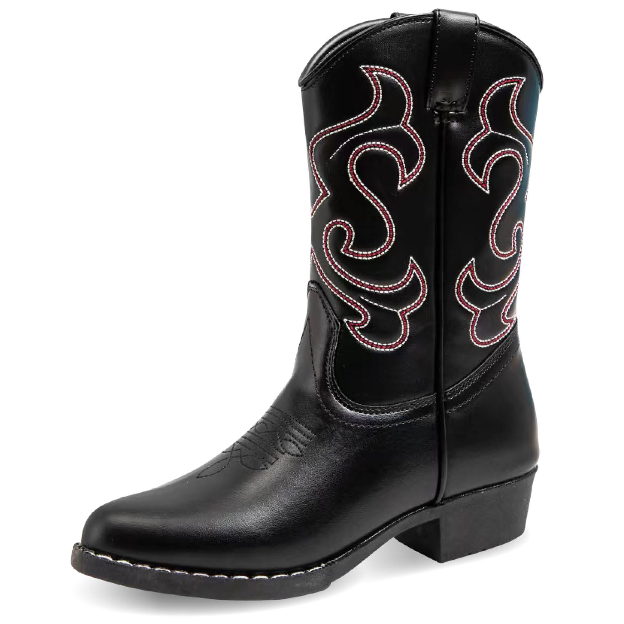 Premium Kids Cowboy Boots - Comfort Fit Toddler Cowboy Boots - Boys and Girls Cowboy Boots Durable & Stylish Western Wear for Young Riders