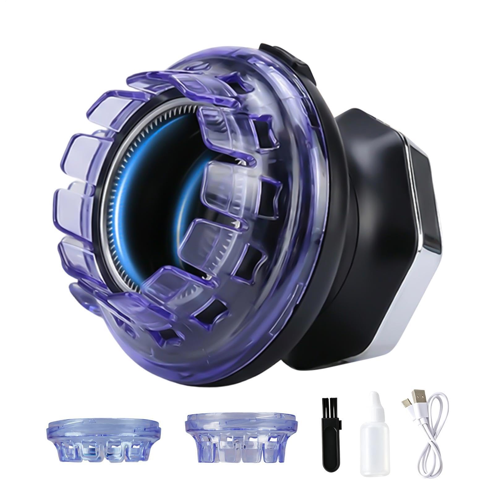 Rasoio Per Capelli Da Uomo Kit Tagliacapelli Automatico Con Display LED | Kit Cura Capelli Corti Con Trimmer Per Uomo Ragazzi Fidanzato Padre Marito Casa Salone Esterno Viaggio