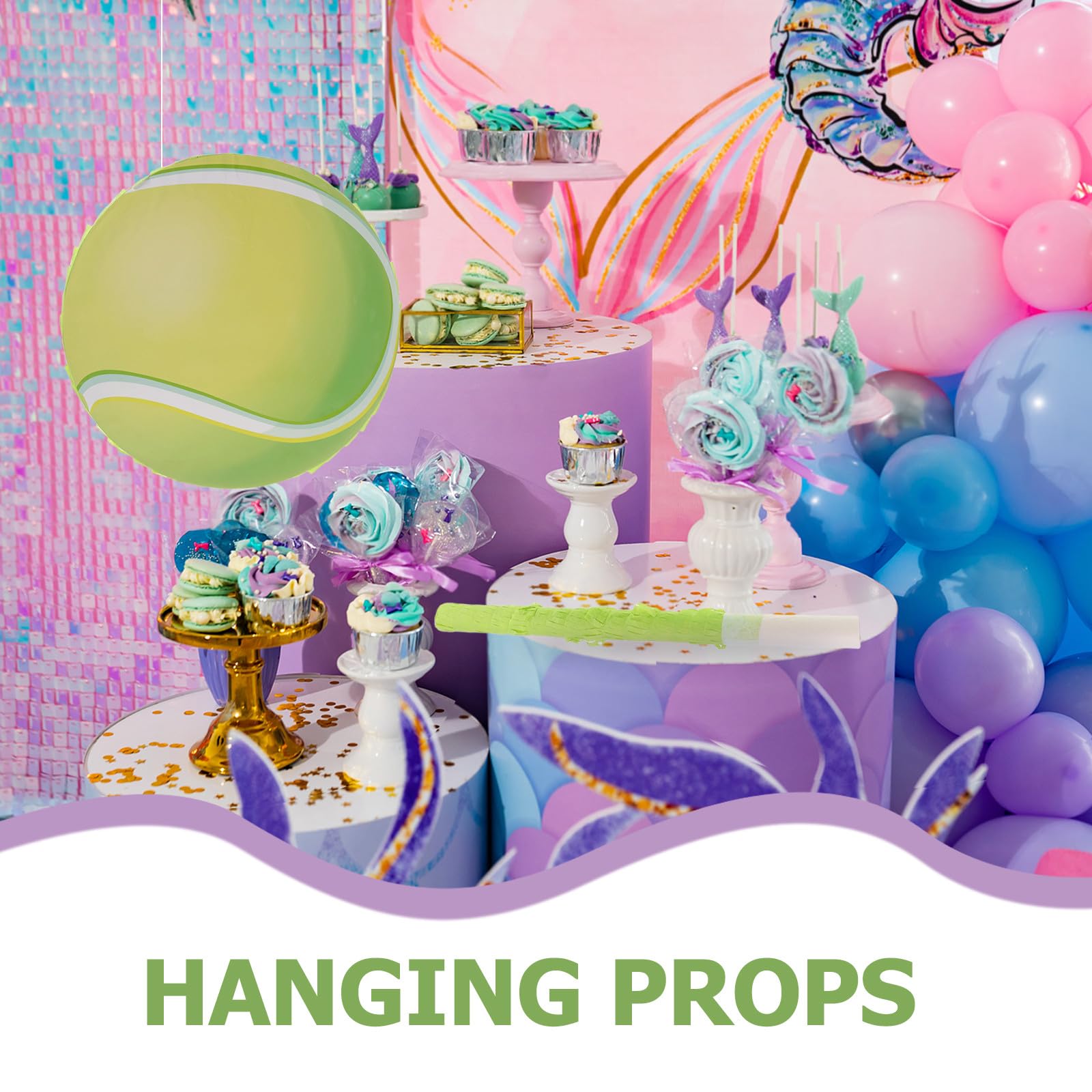 Piñata Tennis 1 Set en Papier pour Fête D’anniversaire Sportive