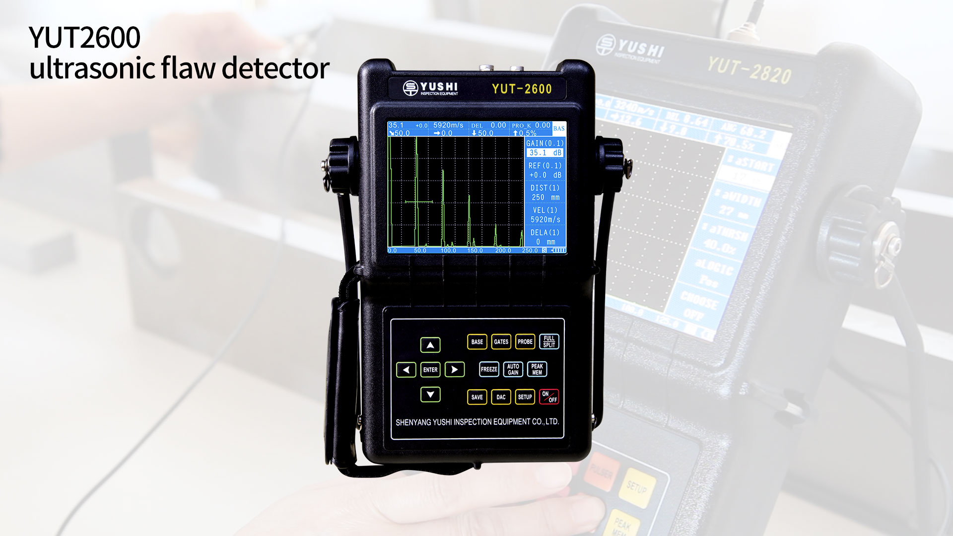 Amazon.com: YUSHI YUT-2600 Portable Ultrasonic Flaw Detector, DAC