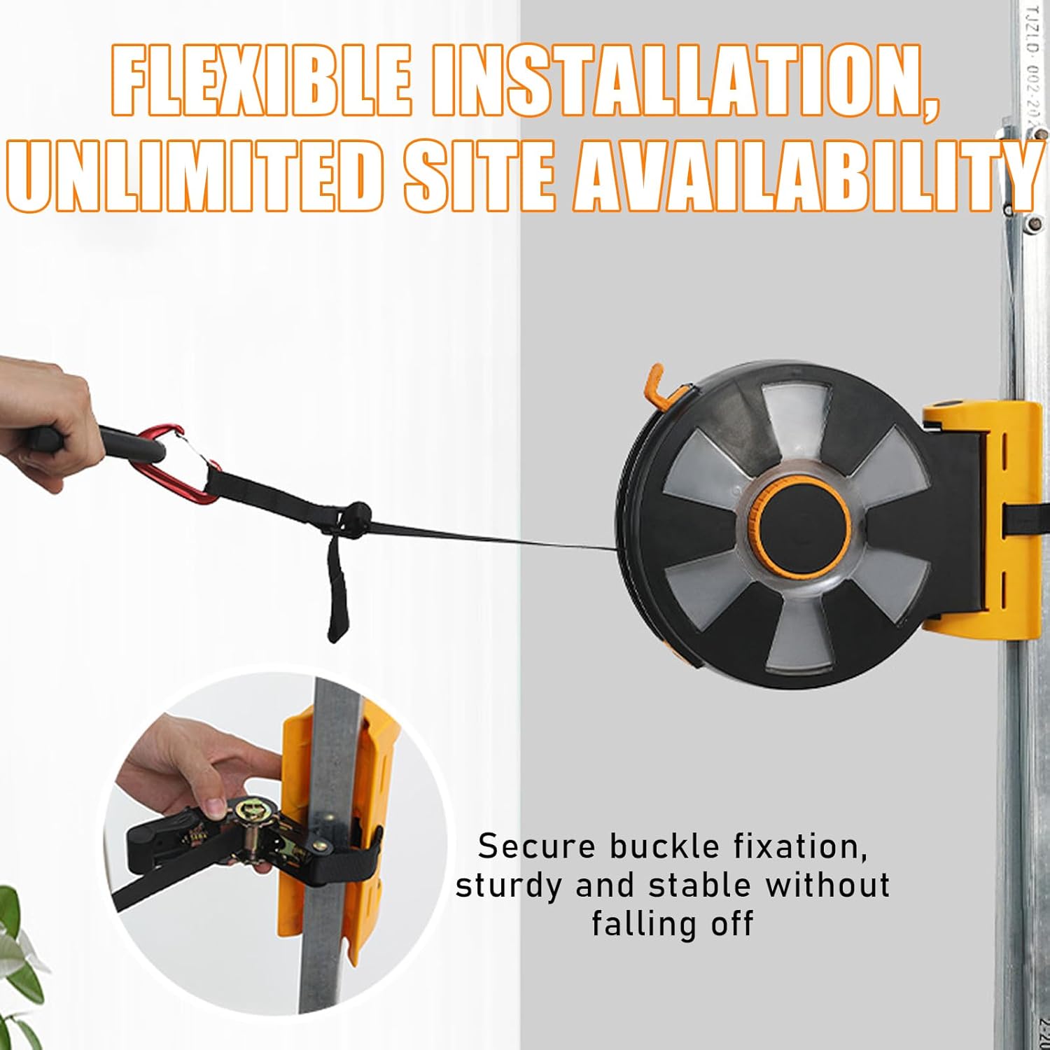 Wall Mounted Flywheel Trainer, Multi-Function Strength Training Station with Non-Slip Grip, Portable Home Gym Workout Equipment for Home, Office & Travel