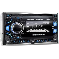 Radio Para Citroen C4 XOMAX XM-2CDB620 Autoradio CD-Receiver DIN 2 (doble DIN) Tamaño de montaje estándar + MOSFET 4x60 vatios + AUX-IN + 3 ajustables colores de iluminación: azul, rojo, verde + WMA + MP3 + USB y Micro SD (128 GB por Medio) + Bluetooth manos libres y música +