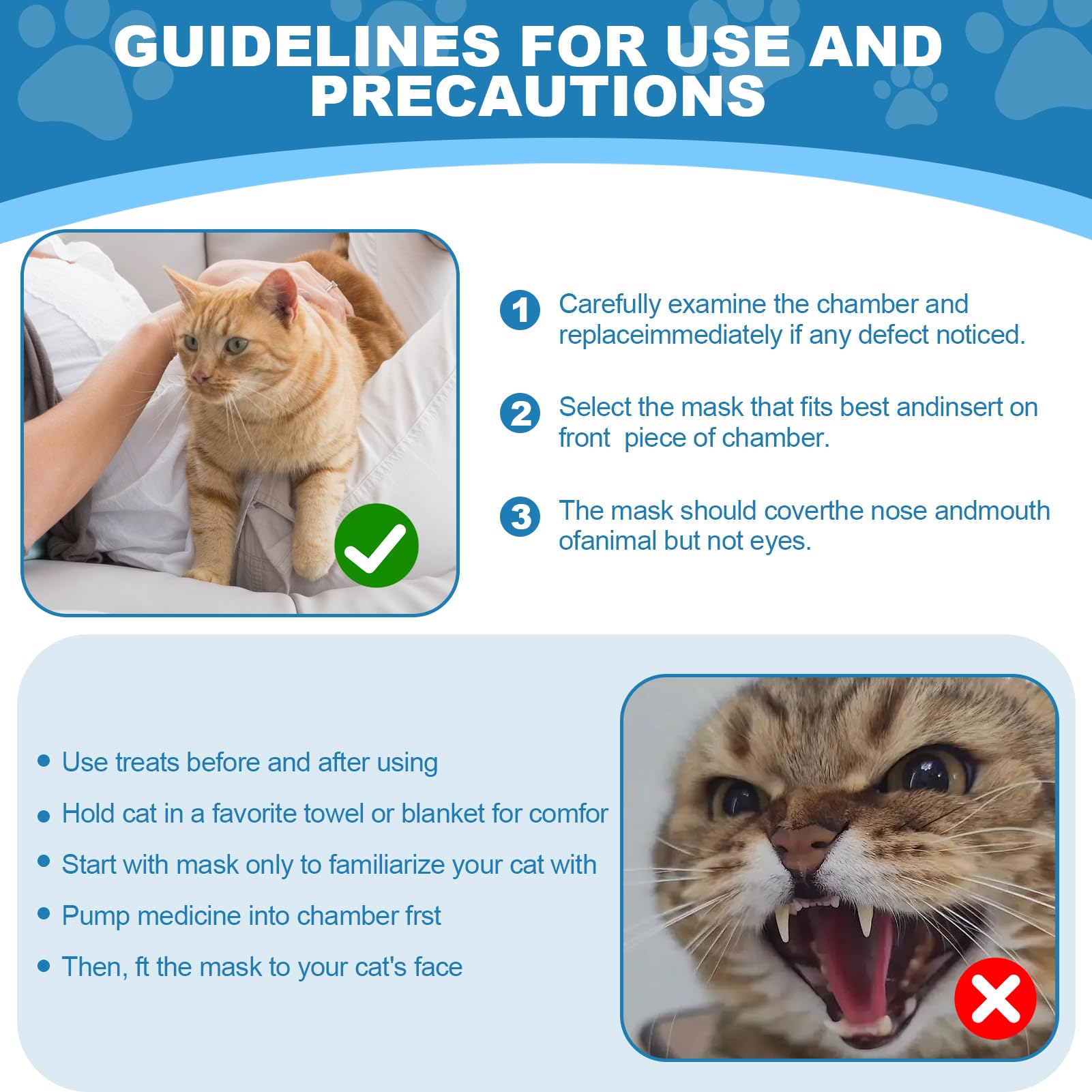 Chambre d'inhalation pour Animaux,Inhalateur pour Animaux,Chambre Aérosol,2 Masques pour Chats et Chiens,Aide Respiratoire Compagnie,Léger,administrer des médicaments à Votre Animal (Vert)