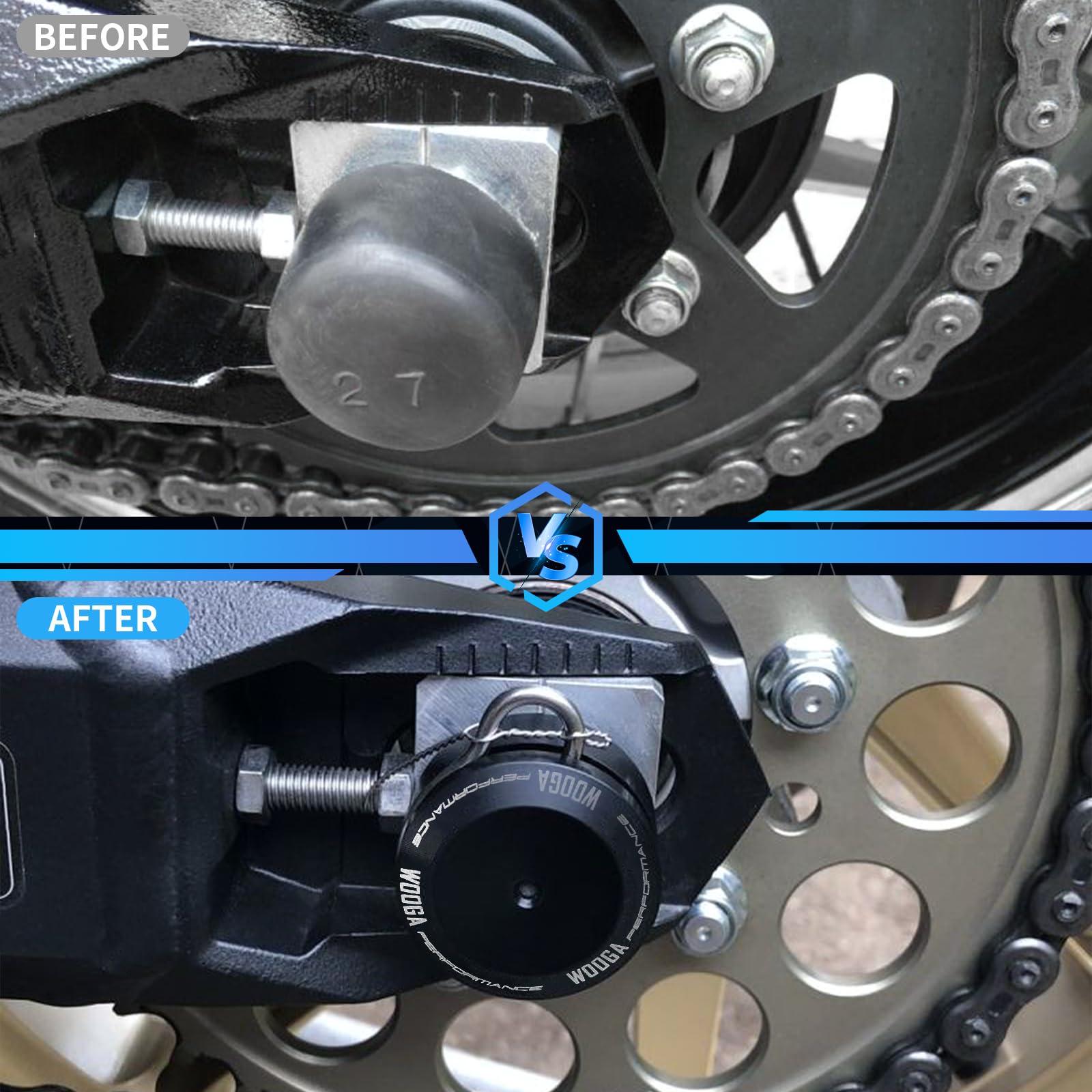 Amazon | GFARDMOTO モーターサイクル リアアクスルナットカバー