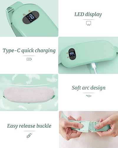 Miniatura 7 de FSA HSA - Almohadilla térmica portátil elegible para calambres, almohadilla eléctrica inalámbrica de calentamiento rápido para aliviar el dolor de