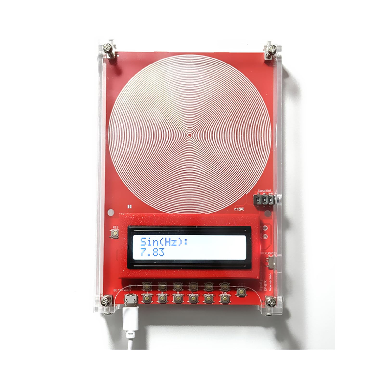 7,83 Hz Resonanz Niederfrequenz Impulse Generator Sound Resonator Einstellbar 0,1 Hz - 100000 Hz Ersatz