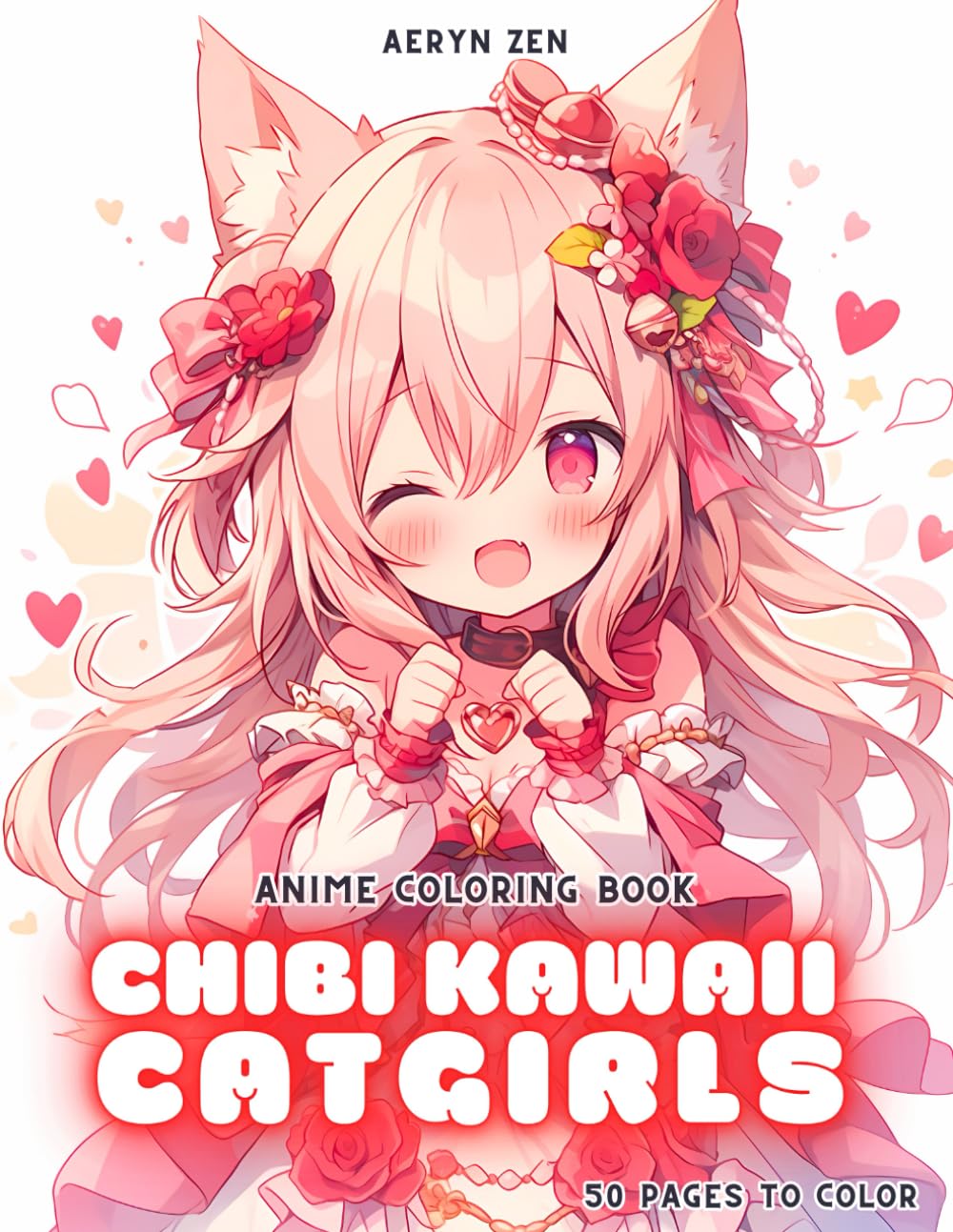 Anime Coloring Book: Chibi Kawaii Catgirls : Zen, Aeryn: Amazon.ca