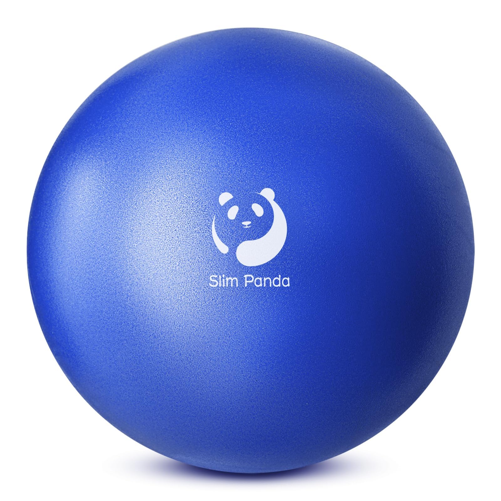 Slim Panda Palla Pilates Piccola,23-25cm Anti Scoppio Antiscivolo Palla Ginnastica con Cannuccia Gonfiabile,Soft PVC Palla daYoga per Fitness