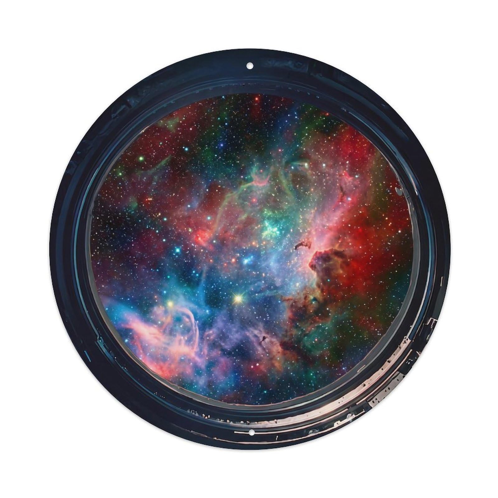 Multicolor Nebula View Metal Tin Sign