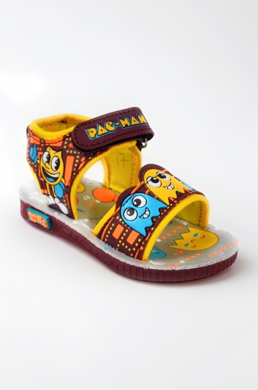 Kids Chu-Chu Sound Musical First Walking Sandals C-1A Cherry Tan for Baby Boys and Baby Girls Age 12-24 Months