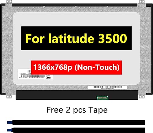 TFTcenter Reemplazo de pantalla para HP Probook 650 G5 pantalla LCD de 15.6 pulgadas HD 1366 x 768 pies, 30 pines (no táctil)