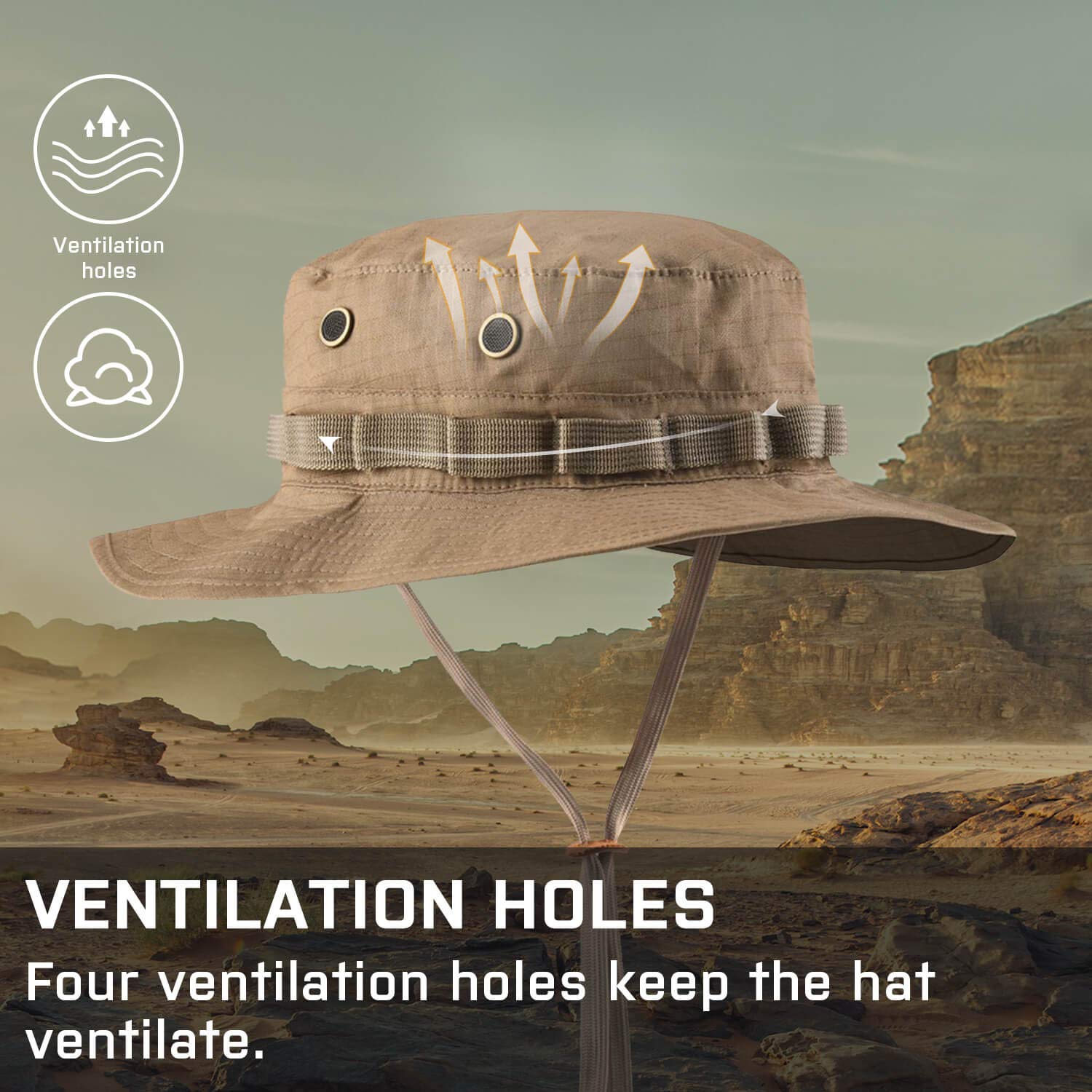GLORYFIRE Boonie Hat Military Tactical 