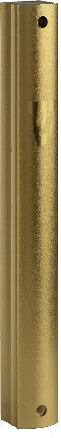 MEZUZAH ALUMINUM CASE Holder Self Stick Waterproof Rubber Cork Silver shin 5 Pack (Black and black shin, 12)