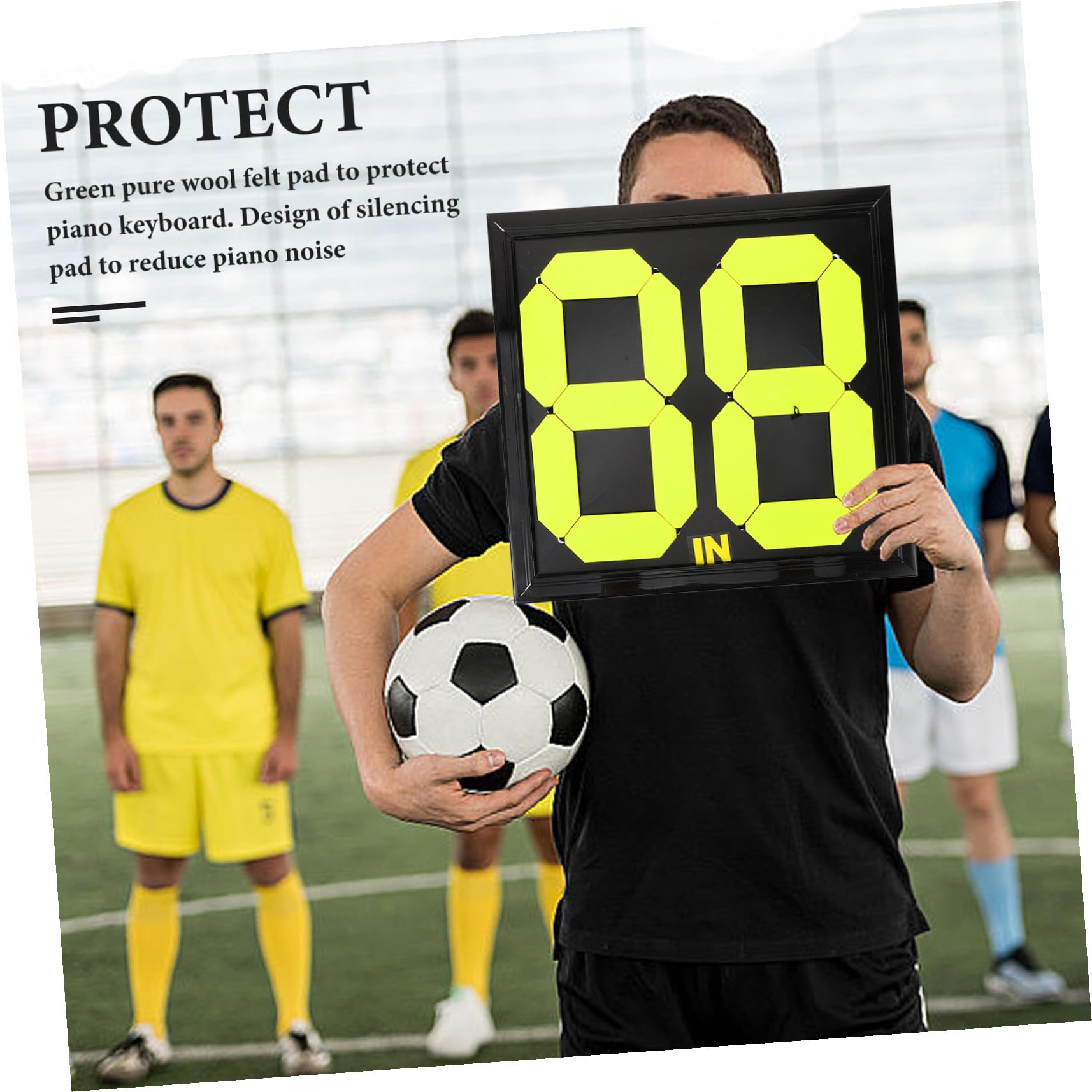 ibasenice Tabellone Sostituzione Calcio Manuale Numeri, Pp per Arbitri | Campi Gara e Partite, Segnalazione Chiara e Visibile, Accessorio Affidabile per Gestione Cambi