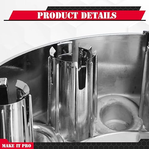 Miniatura 6 de KitsPro Tapones centrales de rueda para Ford F-250 F-350 SRW 5C3Z-1130-PA Tapacubos de repuesto, paquete de 1