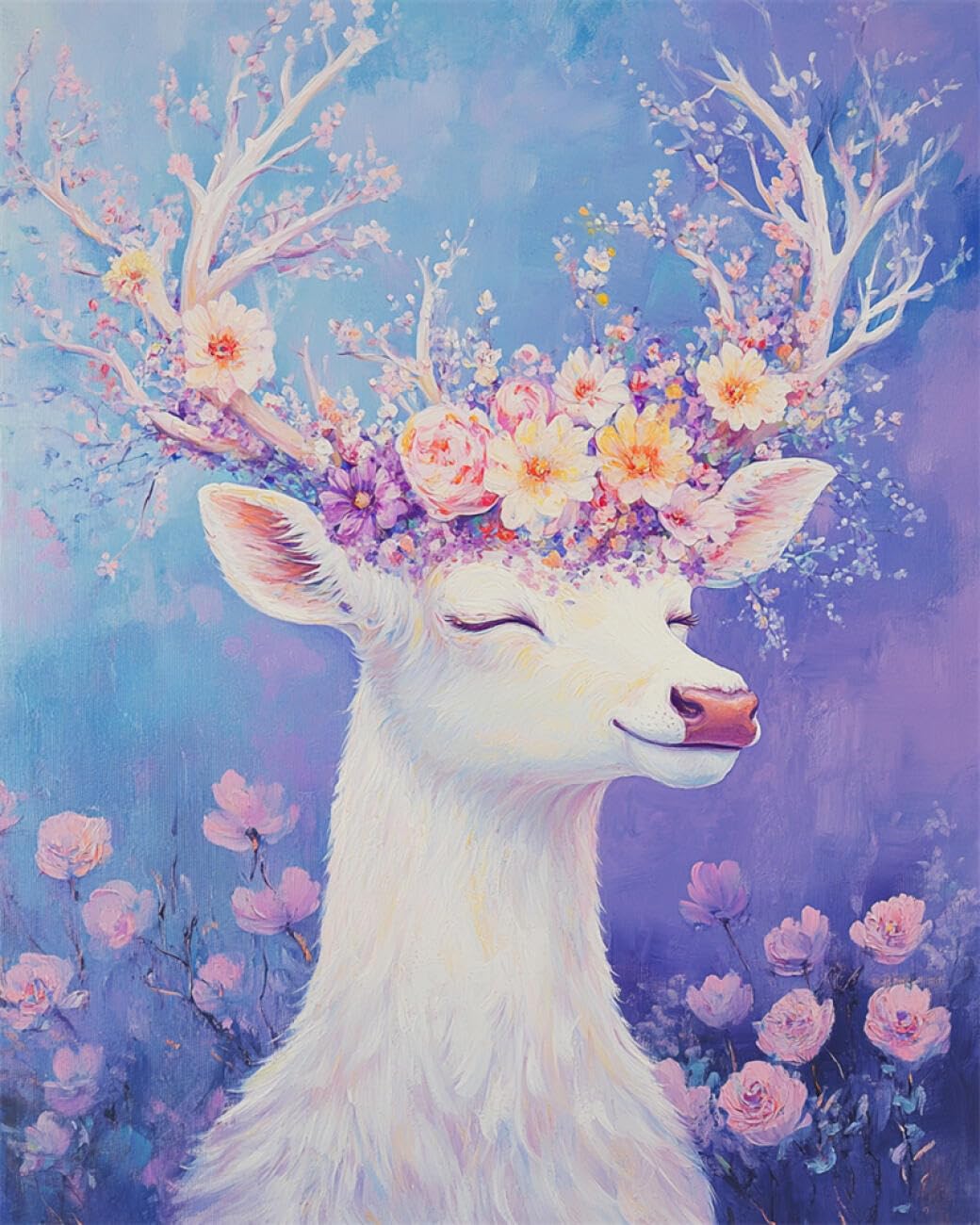 AYAOYANGGO Animal DIY Bead Embroidery Kit Animal Oil Paintings Bead Embroidery Kit for Adults Needlepoint Tapestry Set Beaded Stitching 60x80cm