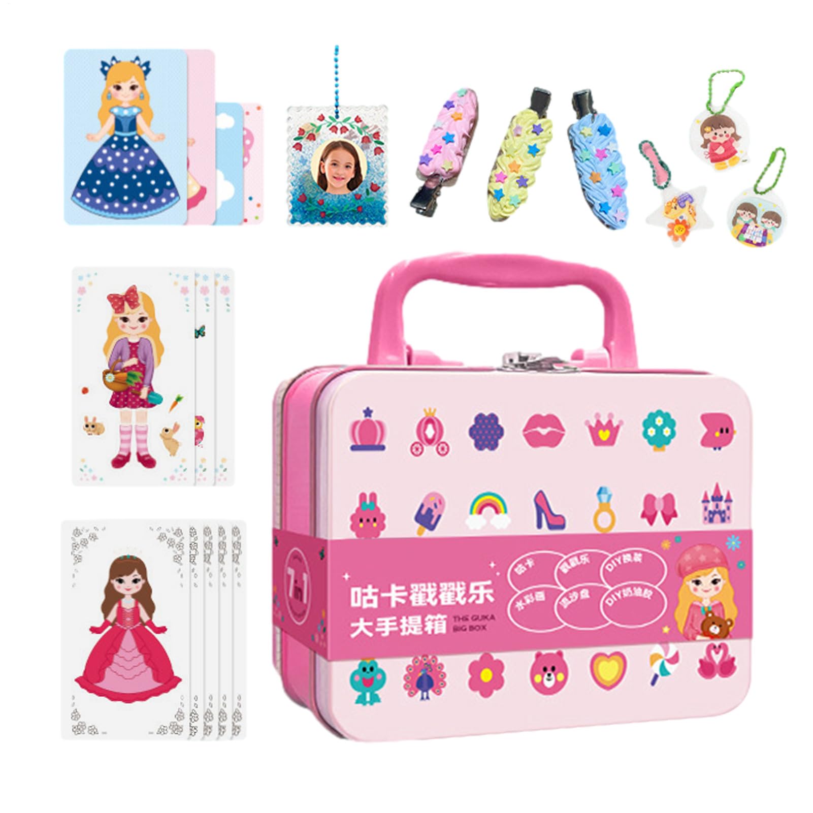 Jeu de peinture de punch Princesse pour stimuler la motricité fine et la créativité