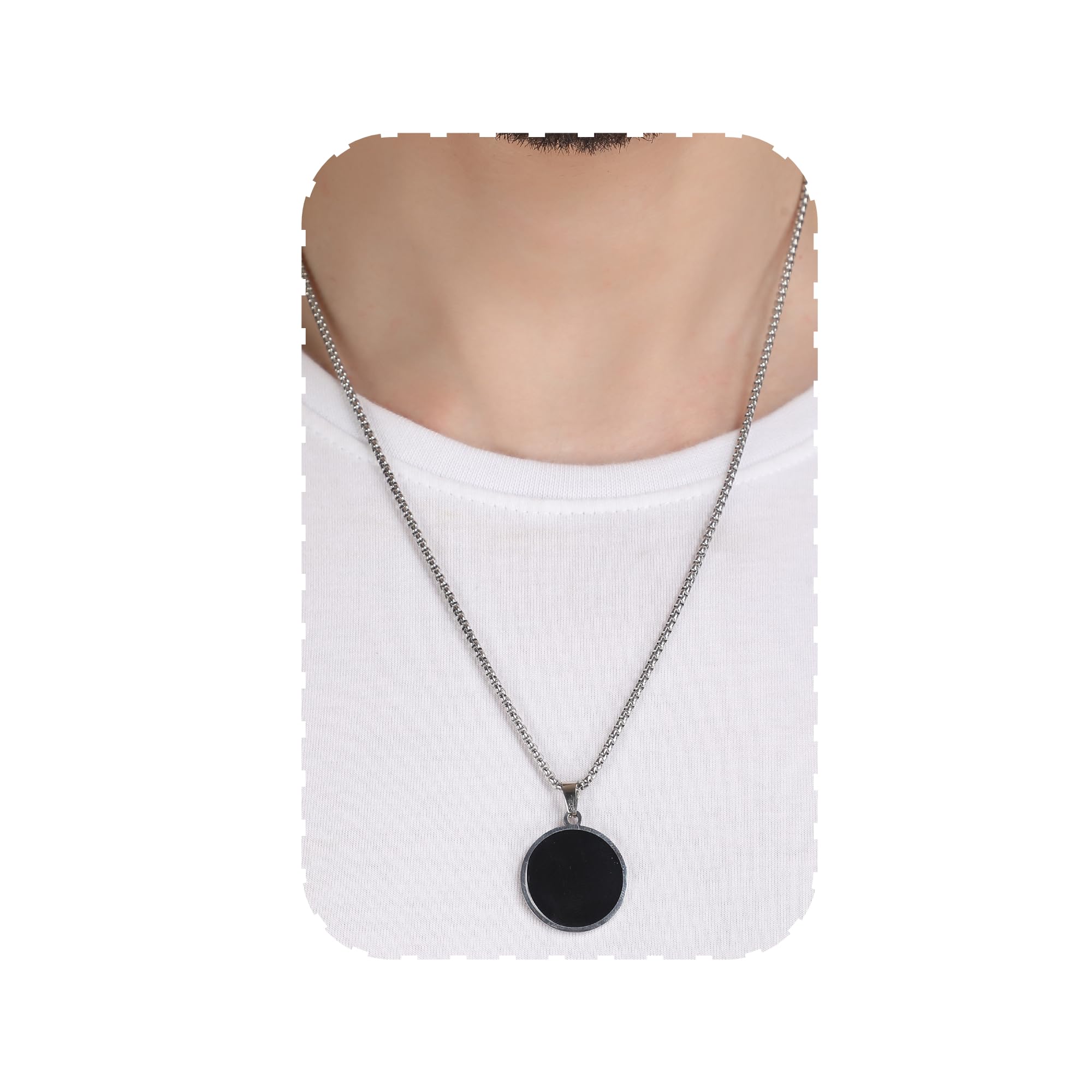 Trendy Pendant For Men Chain Necklace Jewellery | Stainless Steel | Neck Accessories | Birthday Gift for Husband & Boyfriend-image-35