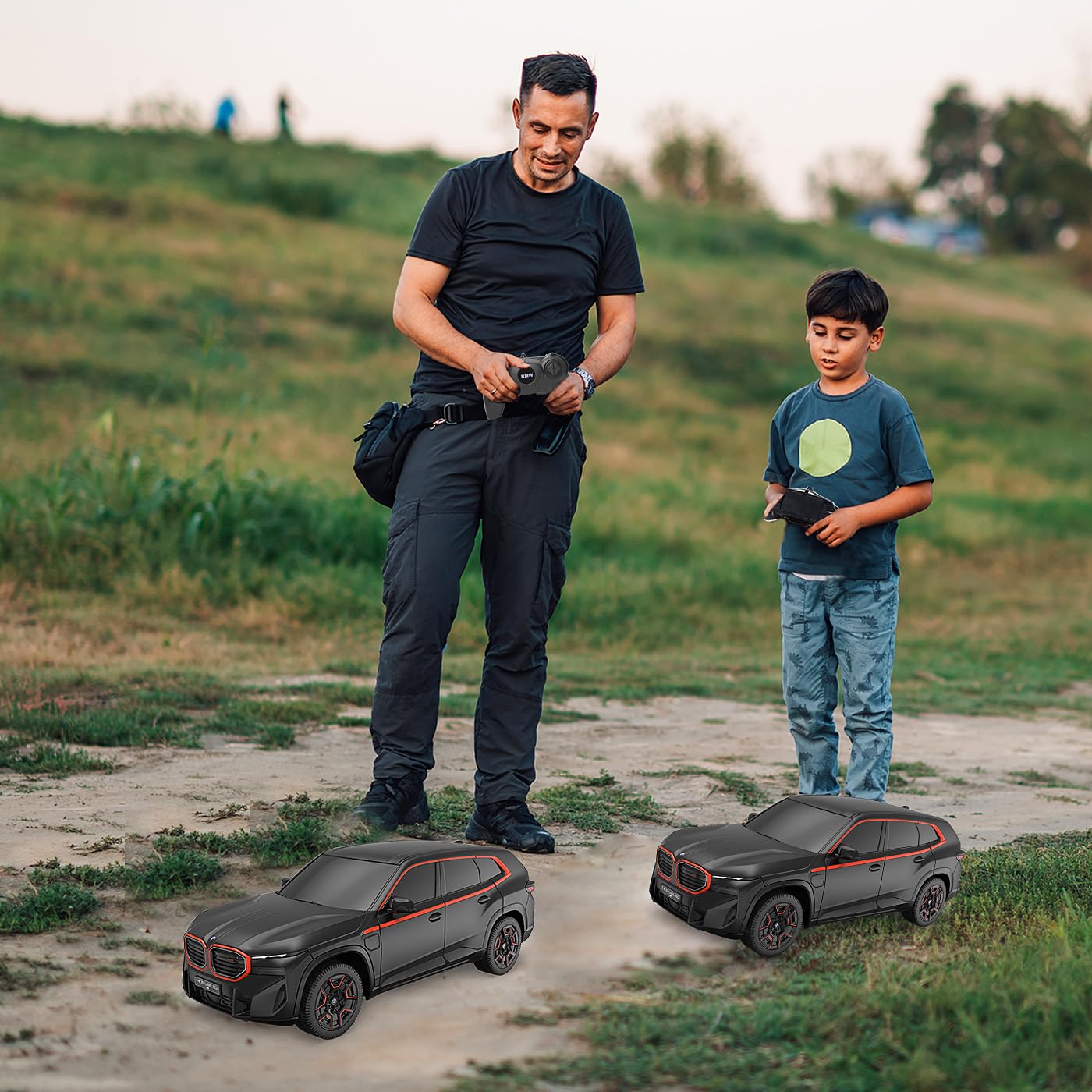 JAMARA 402222 BMW XM 1:24 2,4 GHz – zdalnie sterowany samochód, samochód RC, zabawka dla dzieci z pilotem zdalnego sterowania, model samochodu, prezent dla dzieci, samochód sportowy, wierne