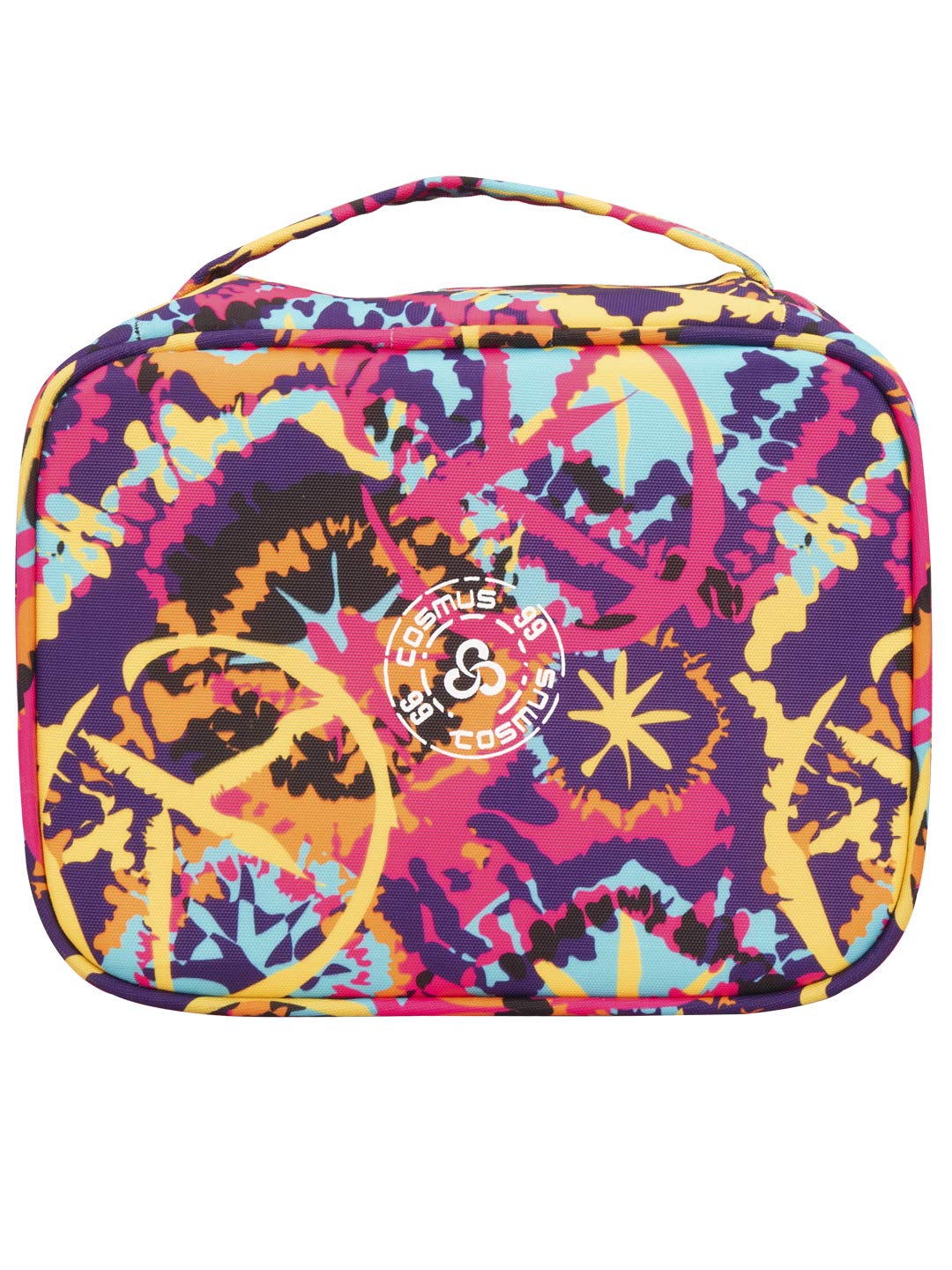 COSMUS Russet Flower Travel Makeup Bag for Women (Multicolor)-image-8