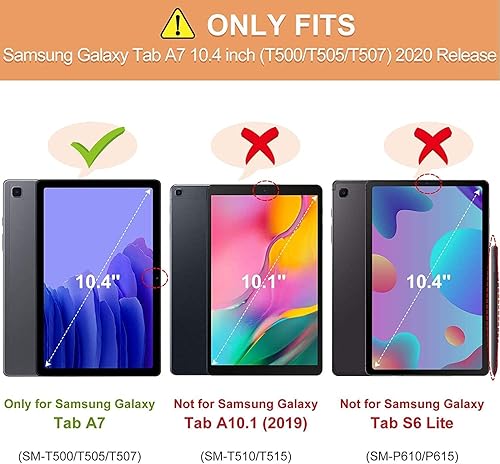 Miniatura 2 de iCoverCase Para Samsung Galaxy Tab A7 10.4 Pulgadas T500T505, Cubierta Trasera Transparente Suave TPU Suave Ligero Mate Para Samsung Galaxy Tab A7