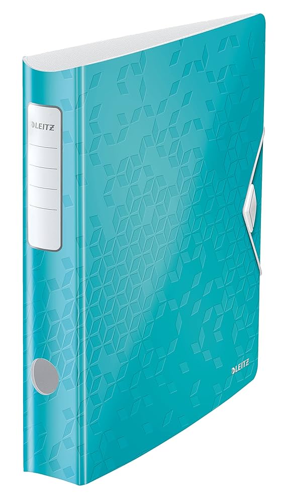 Amazon.com: Leitz Wow A4 50 公釐活動桿拱形銼刀- 冰藍色: 辦公用品