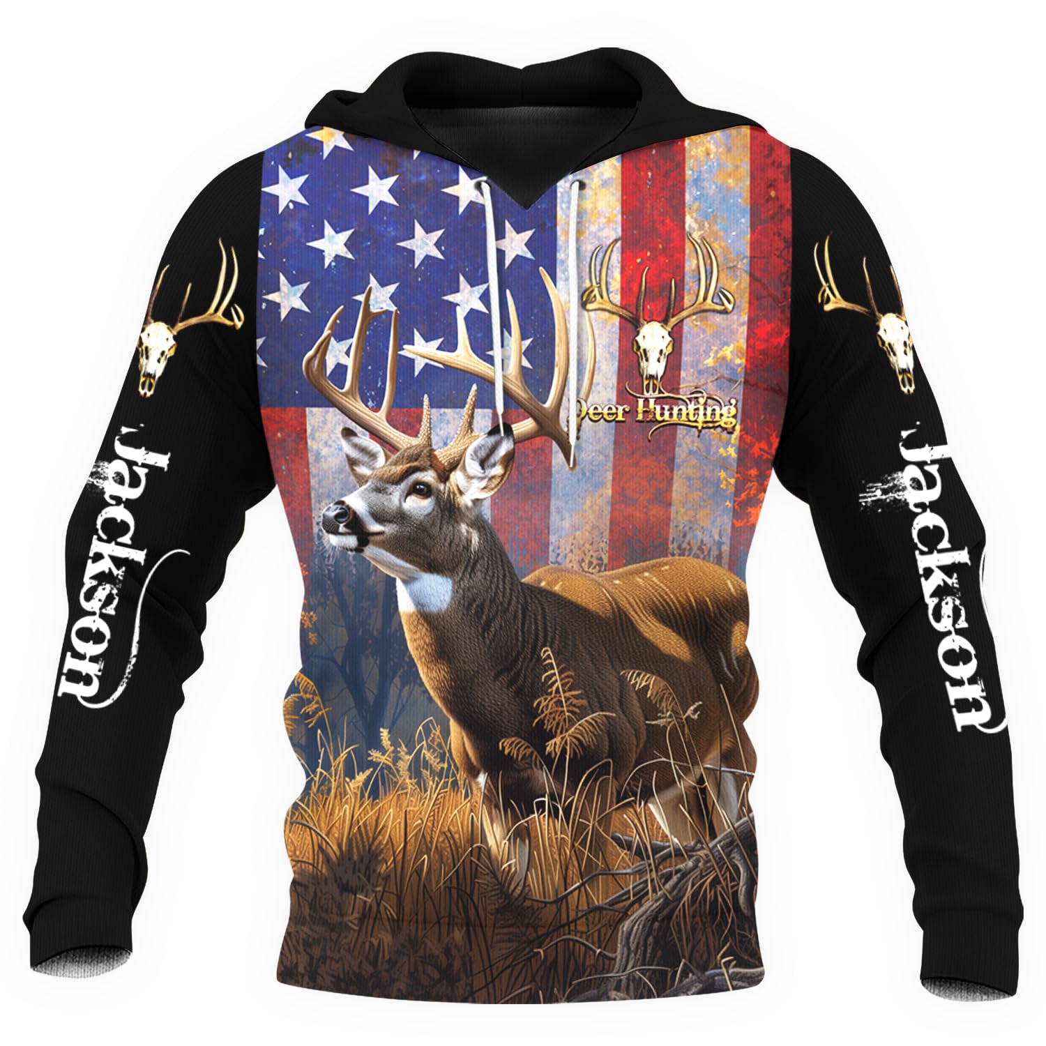 PriAmi Custom Camo Hoodie for Women, 3D Pullover Hunting Sweater Gift
