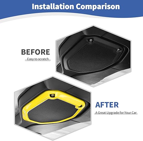 Miniatura 9 de RT-TCZ Para Wrangler JL Top Roof Speaker Cover Trim para Jeep Wrangler JL JLU Gladiator JT 2018-2023 Baby Blue Accesorios interiores 2 unids